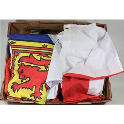 FLAT OF FLAGS FROM VARIOUS COUNTRIES