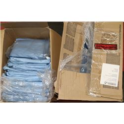 2 PARTIAL CASES OF 3XL DISPOSABLE COVERALLS BLUE