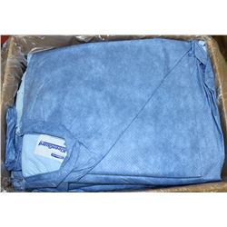 CASE OF 24 DOUBLE XL DISPOSABLES OVERALLS