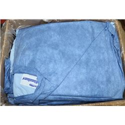 CASE OF 24 DOUBLE XL DISPOSABLES OVERALLS