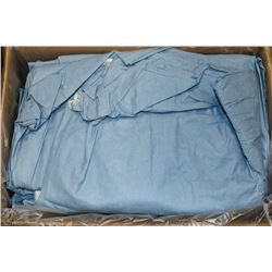 CASE OF 25 -3XL DISPOSABLE COVERALLS BLUE