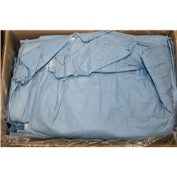 CASE OF 25 -3XL DISPOSABLE COVERALLS BLUE