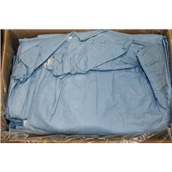 CASE OF 25 -3XL DISPOSABLE COVERALLS BLUE