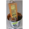 Image 1 : METAL "CORNA EXTRA" BEER BUCKET WITH CONTENTS