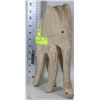 Image 1 : WOODEN HAND CRAFTED ELEPHANT 12"H