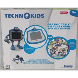 BRAND NEW TECHNIKIDS GRAPHIC TABLET WITH CLICK &
