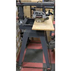 SEARS RADIUS SAW WITH STAND AND CRAFTSMAN STAND