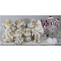 FLAT OF CHRISTMAS DECORATIONS