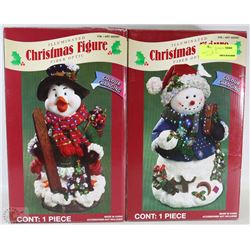LOT OF TWO COLOUR CHANGING FIBER OPTIC CHRISTMAS