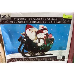 DECORATIVE SANTA IN SLEIGH