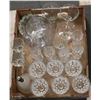 Image 1 : FLAT OF ESTATE ITEMS INC CRISTAL GLASSES &
