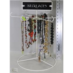 LARGE JEWELRY DISPLAY FILLED WITH FASHION