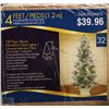 Image 1 : 4' ILLUMINATED CHRISTMAS TREE
