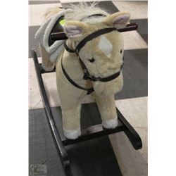 PLUSH ROCKING HORSE WITH SOUND