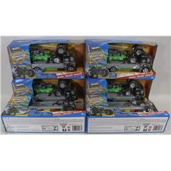 CASE OF 6 HOTWHEELS MONSTER JAM TOY SETS
