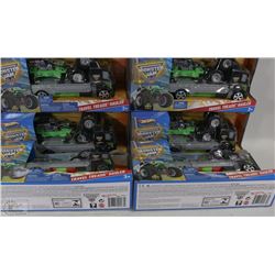CASE OF 6 HOTWHEELS MONSTER JAM TOY SETS