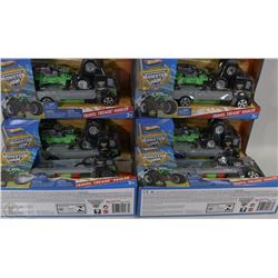 CASE OF 6 HOTWHEELS MONSTER JAM TOY SETS