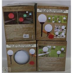 4PC SOLAR GLOBE DECORATIVE LIGHT