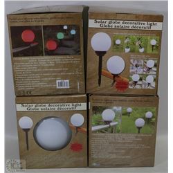 4PC SOLAR GLOBE DECORATIVE LIGHT
