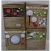 Image 1 : 4PC SOLAR GLOBE DECORATIVE LIGHT