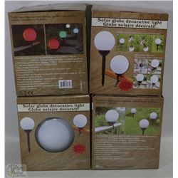 4PC SOLAR GLOBE DECORATIVE LIGHT