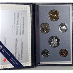 1995 CANADIAN 6 COIN SPECIMEN SET  WITH COA