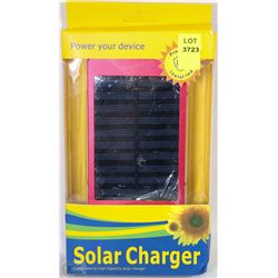 NEW SOLAR CHARGER FOR MOBILE PHONES AND OTHER