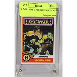 BOBBY ORR O-PEE-CHEE NHL CARD