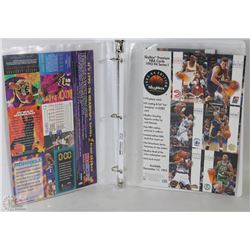 3 UNCUT NBA  BASKETBALL CARDS SETS
