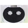 Image 1 : #36-NATURAL WHITE CZ EARRINGS