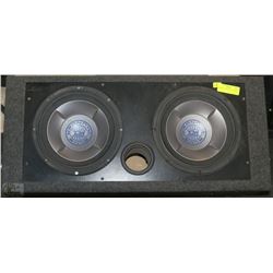 TWO 10" SUBS BLUE THUNDER IN BOX