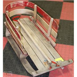 VINTAGE WOOD CHILDRENS PLAY SLEIGH