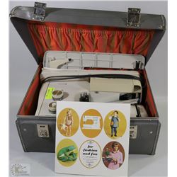 VINTAGE HUSQVARNA 2000 SEWING MACHINE IN CASE