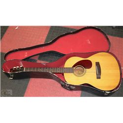 YAMAHA FG-75 GUITAR IN CASE