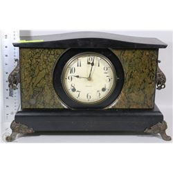 ANTIQUE GILBERT MANTLE CLOCK  WORKING