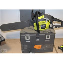 RYOBI RY3716 GAS CHAINSAW WITH CASE ON CHOICE