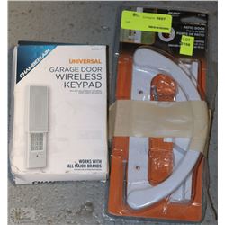 PATIO DOOR HANDLE AND GARAGE DR WRLS KEY PAD