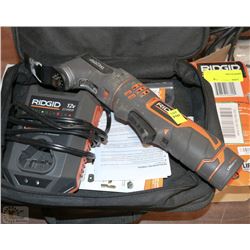 RIDGID JOBMAX 12V MULTI TOOL KIT W/TOOL FREE HEAD