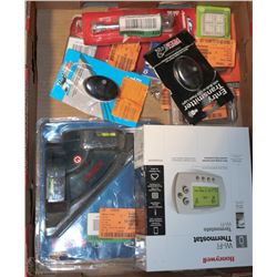 FLAT WITH THERMOSTAT/LEVEL/SMALL HARDWARE ITEMS