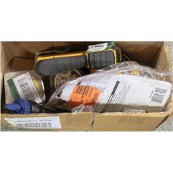 SMALL FLAT WITH TAPE MEASURE/CHALK LINE/STAPLER/EC