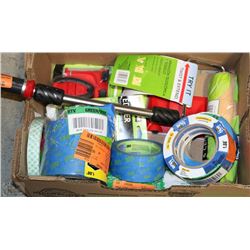 FLAT OF PAINTING SUPPLIES