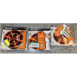 LOT OF RIDGID 7" DIAMOND BLADES
