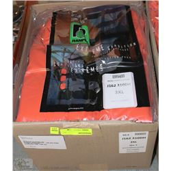 CASE OF RANPRO SZ 3XL FR/PVC NOMEX-KEVLAR JACKETS