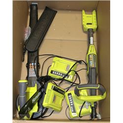 RYOBI CORDLESS TOOLS - PARTS ONLY