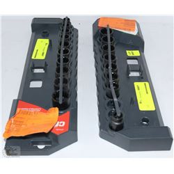 LOT OF 2 -SOCKET SETS AND HOLDERS