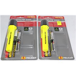 LOT OF 2 PELICAN FLASHLIGHTS ON CHOICE