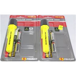 LOT OF 2 PELICAN FLASHLIGHTS ON CHOICE