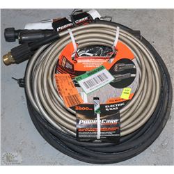 LOT OF FLEXIBLE PRESSURE WASHER HOSE - ON CHOICE