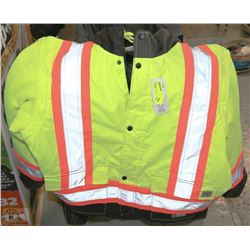 WORK KING YELLOW JACKET/HOOD SZ 2XL