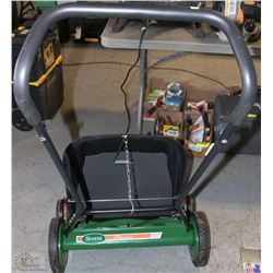 SCOTTS 20" TURF REEL MOWER WITH BAGGER